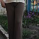 Вязаные брюки из 100 % крапивы, Брюки, Шахты,  Фото №1