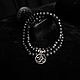 Rosary beads-bracelet made of black lava with the symbol 'AUM (OM)'. Beads2. Okkultist - ezotericheskij magazin. My Livemaster. Фото №6