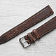 Order Leather watchband 20mm brown. LadO Watch Straps (novgorodsky). Livemaster. . Watch Straps Фото №3