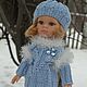 Vest, sweater and hat for Paola Reina doll. Clothes for dolls. DominikaSamara. My Livemaster. Фото №4