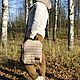 Капор капюшон  из плащевой ткани с утеплителем Cosy Beige. Капоры. Марина Чигвинцева. Ярмарка Мастеров.  Фото №4