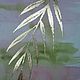 Interior painting with potala Palm branch watercolor gold leaves. Pictures. marselart. My Livemaster. Фото №6