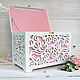 Wedding chest (family Bank) ' Strawberry dessert'. Chests. Wedding Adventure. Online shopping on My Livemaster.  Фото №2