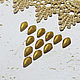Beads Beak for Owl 10/5mm Gold Handmade, Beads1, Solikamsk,  Фото №1