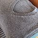 Жилет женский 44-48 размер вязаный серый цвет. Жилеты. AccessoriesWool мягко и комфортно. Ярмарка Мастеров.  Фото №7