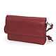  Women's burgundy leather bag Assel S74-781. Crossbody bag. Natalia Kalinovskaya. Online shopping on My Livemaster.  Фото №2