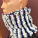 Order Openwork collar WEIGHTLESSNESS Italian yarn. homemade_knitwear. Livemaster. . Snudy1 Фото №3