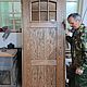 Заказать Двери в старорусским стиле из дуба. Мебель из дерева на заказ. Ярмарка Мастеров. . Двери Фото №3
