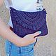  Straw bag clutch with raffia fringe. Crossbody bag. elenabez. Online shopping on My Livemaster.  Фото №2