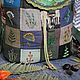 Mochila textil ' bosque de Otoño'. Backpacks. Julia Linen tale. Ярмарка Мастеров.  Фото №5