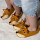 Felted slippers for children foxes, chanterelles, Slippers, Chelyabinsk,  Фото №1