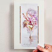 Картины и панно handmade. Livemaster - original item Dance with the wind, watercolor painting on paper. Handmade.