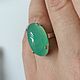 Chrysoprase ring 'Song of Summer', silver. Rings. EdGems jewerly. My Livemaster. Фото №5