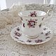 Винтаж: Royal Albert, 1944-46-гг. Кофейная тройка "Sweet Violets". Кружки винтажные. Europe ФарфорЪ & Vintage. Ярмарка Мастеров.  Фото №5