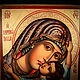Order Wooden icon of the Mother of God ' Sweet kiss'. ikon-art. Livemaster. . Icons Фото №3