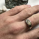 Male ring with yellow Sapphire 2,89 ct, Vedic silver ring. Rings. Bauroom - vedic jewelry & gemstones (bauroom). My Livemaster. Фото №6