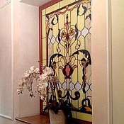 Для дома и интерьера handmade. Livemaster - original item Stained glass panels in the niche. Handmade.