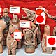 Статуэтки Красные. Статуэтки. Fortochka ceramica. Интернет-магазин Ярмарка Мастеров.  Фото №2