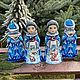Снегурочка из дерева18 см(номер 374), ручная роспись. Дед Мороз и Снегурочка. Творческая мастерская Донсковой К. Интернет-магазин Ярмарка Мастеров.  Фото №2