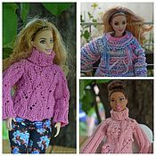 Куклы и игрушки handmade. Livemaster - original item A sweater for Barbie. 3 options. Handmade Barbie Sweater.. Handmade.