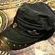 Кепка стимпанк из хлопка "Colonizer steampunk". Кепки. Alxanderrusanov. Ярмарка Мастеров.  Фото №4
