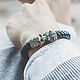 Order Lion Bracelet | Silver | Premium Leather. totemicashop. Livemaster. . Braided bracelet Фото №3