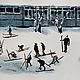 Заказать Диптих ШКОЛЬНЫЙ ДВОР Автолитография. КАРТИНЫ Евгении Мельченко. Ярмарка Мастеров. . Картины Фото №3