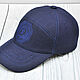 Men's baseball cap, made of cashmere, in dark blue!. Baseball caps. SHOES&BAGS. Online shopping on My Livemaster.  Фото №2