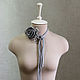 Felt bandages-necklace ' Roses'. Brooches. Katherine Markina (markinaek). My Livemaster. Фото №5