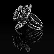 Украшения handmade. Livemaster - original item Ring Rose Skull. Handmade.