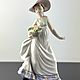 Винтаж: Статуэтка, фигурка Lladro Carefree Girl Девушка с цветами. Винтаж, Статуэтки винтажные, Москва,  Фото №1