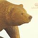 Кедровый медведь Юраша малый реал на подставке. Статуэтки. Wooodbear. Ярмарка Мастеров.  Фото №6