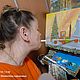 Рождество девяностых. Картины. Наталия Ж. Кисточка послушная губам. Ярмарка Мастеров.  Фото №4
