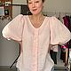 Заказать Льняная блузка с декором. Simply Wear by Di (Prokhorova Diana). Ярмарка Мастеров. . Блузки Фото №3