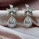 Серьги «Орхидеи». Серьги классические. Silver Moda. Ярмарка Мастеров.  Фото №4