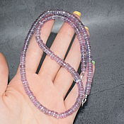 Работы для детей, handmade. Livemaster - original item Silver 925pr. Lavender Amethyst Natural Beads. Handmade.