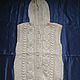 The hooded vest.Fleece