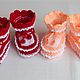 Booties. Babys bootees. ANNUShKA. Ярмарка Мастеров.  Фото №4