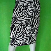 Одежда handmade. Livemaster - original item Skirt Zebra. Handmade.