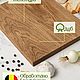 Order Wooden board 'Rectangular large' with a channel. derevyannaya-masterskaya-yasen (yasen-wood). Livemaster. . Cutting Boards Фото №3