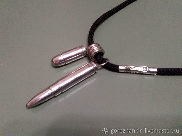 Кулон «Патрон» большой и маленький с тайником – купить онлайн на ...