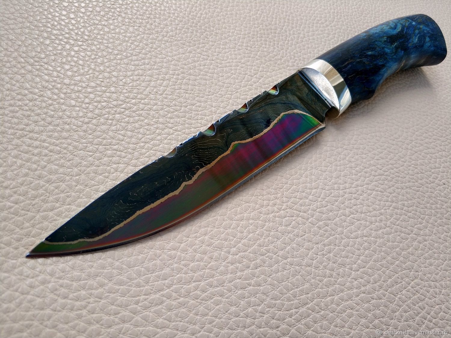 Chameleon knife of Damascus steel-laminate – заказать на Ярмарке ...