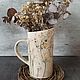 Заказать Кувшин керамический "разнотравье". Dar.ceramica (daria-rasputina). Ярмарка Мастеров. . Кувшины Фото №3