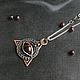 Всевидящее Око (кулон wire wrap, бычий глаз). Кулон. В гостях у Феечки (Ирина) Wire Wrap. Ярмарка Мастеров.  Фото №4