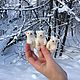 Заказать Белый мишка. Шерстяные друзья (Юлия) (jwoolfriends). Ярмарка Мастеров. . Брошь-булавка Фото №3
