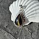 Кулон с обсидианом. Кулон. Karma-jewelry. Интернет-магазин Ярмарка Мастеров.  Фото №2