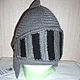 Шапка "Рыцарский шлем". Шапки. Ирина Кислицына (crochet-irina). Интернет-магазин Ярмарка Мастеров.  Фото №2