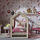 Кровать домик и мебель для кукол кроватка кукольная миниатюра, Мебель для кукол, Челябинск,  Фото №1