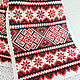 Towel red-black, Slavic embroidered towel, wedding towel. Wedding towels. Modern and vintage embroidery. My Livemaster. Фото №6