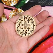Фен-шуй и эзотерика handmade. Livemaster - original item A talisman to protect the home and family button. Handmade.
